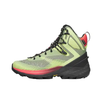 MERRELL ROGUE HIKER MID Short Mid Calf Outdoor Boots Men's Green Black
