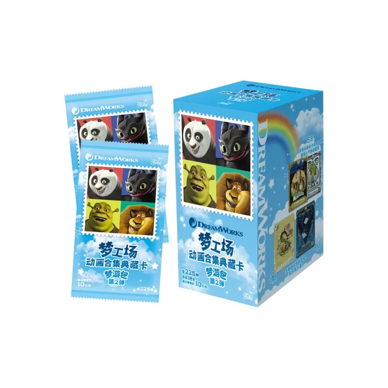 KAYOU DreamWorks Animation Collection Dream Mirror Adventure Card Pack, Volume 2 IP/Anime Cards 18 Bags/Full Box-1