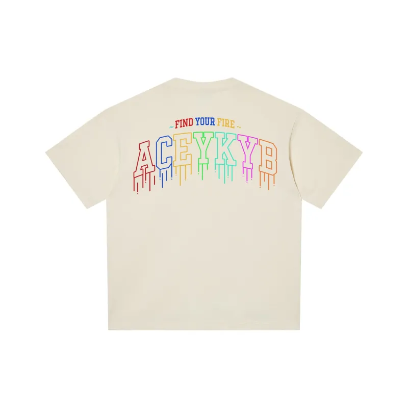 YK&YB T Shirts Unisex Apricot-1