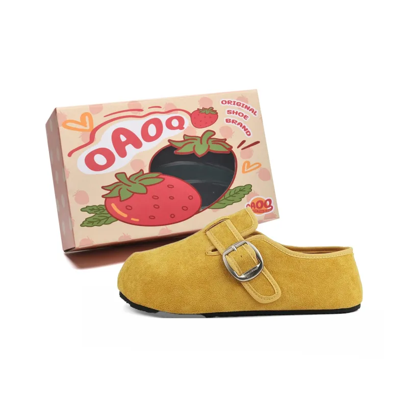 OAOQ Quiet Abrasion Resistant Slip Resistant Closed Toe Slippers Women's-2