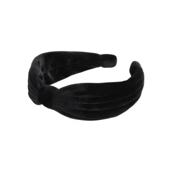 EVITA PERONI Velour Headbands Women's Black