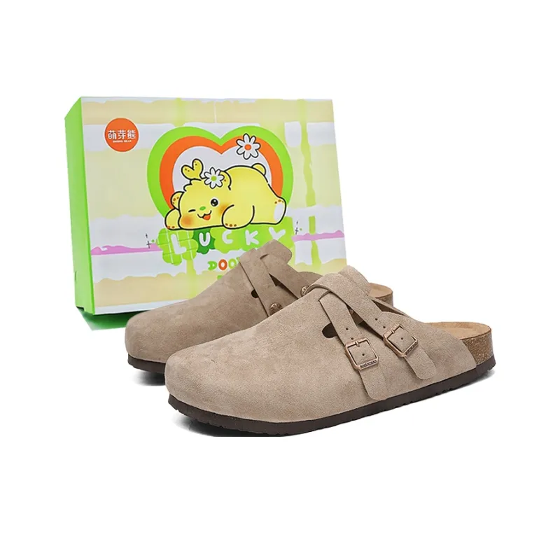 Budding Bear Quiet Abrasion Resistant Slip Resistant Closed Toe Slippers Unisex-12