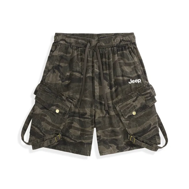 Jeep Outdoor Casual Shorts Men's Army Green-0