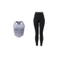[Sports Suit]Periwinkle Blue+Starburst Black