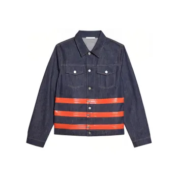 Helmut Lang Zip detail Denim Trucker Jacket