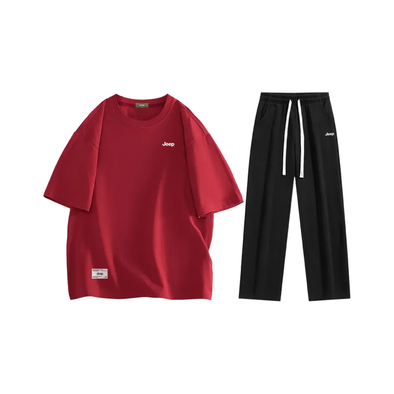 Jeep Casual Sportswear Unisex 2 Piece Set-5