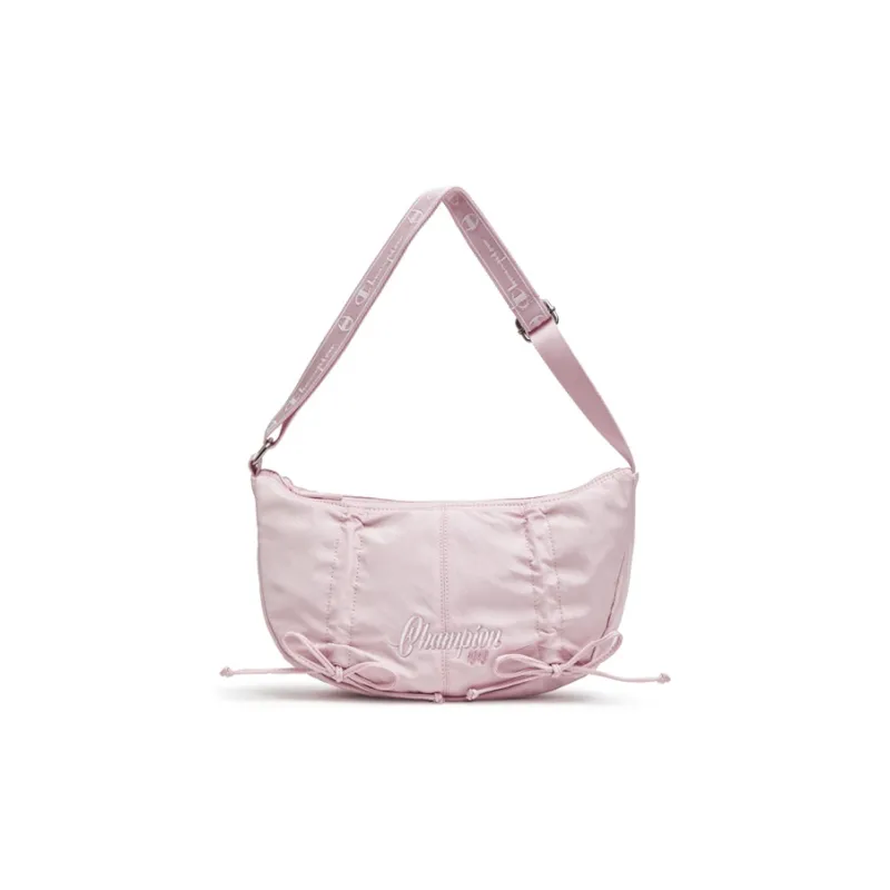 Champion Fabric Shoulder Bag Women's Pink Diamond/Silver White/Black/Milk White-0