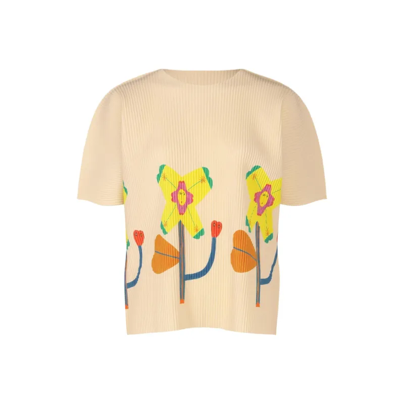 ISSEY MIYAKE Regular T Shirt Women's Ivory-0