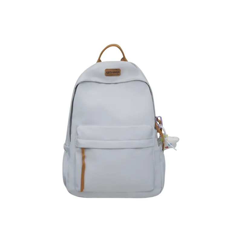SURELAPTOP Nylon Backpack Unisex White/Black/Yellow/Blue-11