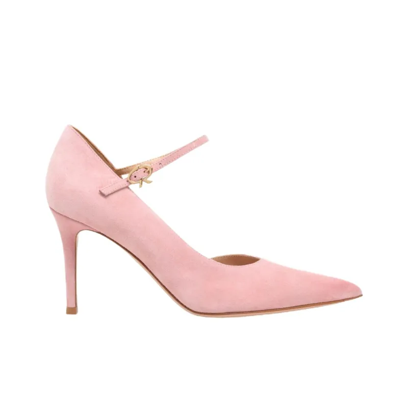 GIANVITO ROSSI Kelley Slim Heel High Heels 8.5cm Women's Pink-1