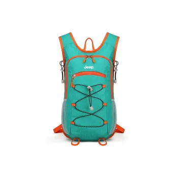 Jeep Oxford Backpack Regular Unisex Lake Green/Dark Blue/Black/Light Gray