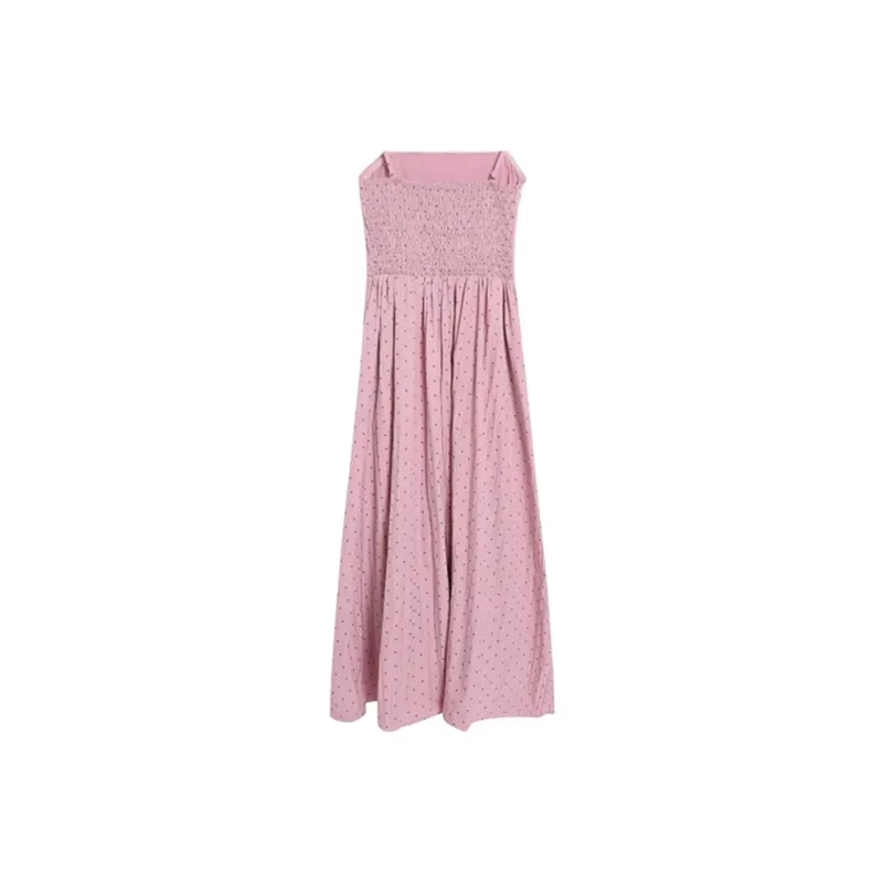 AHDO Sleeveless Dresses Women's Pink-1