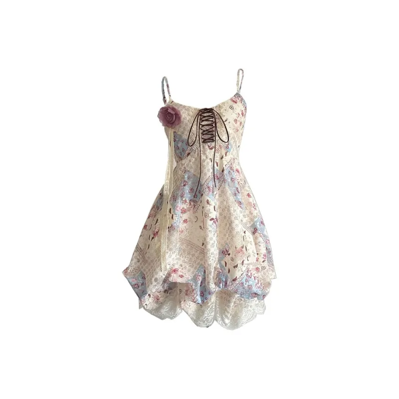 GUOZHEN Slip Dresses Women's Multicolor-0