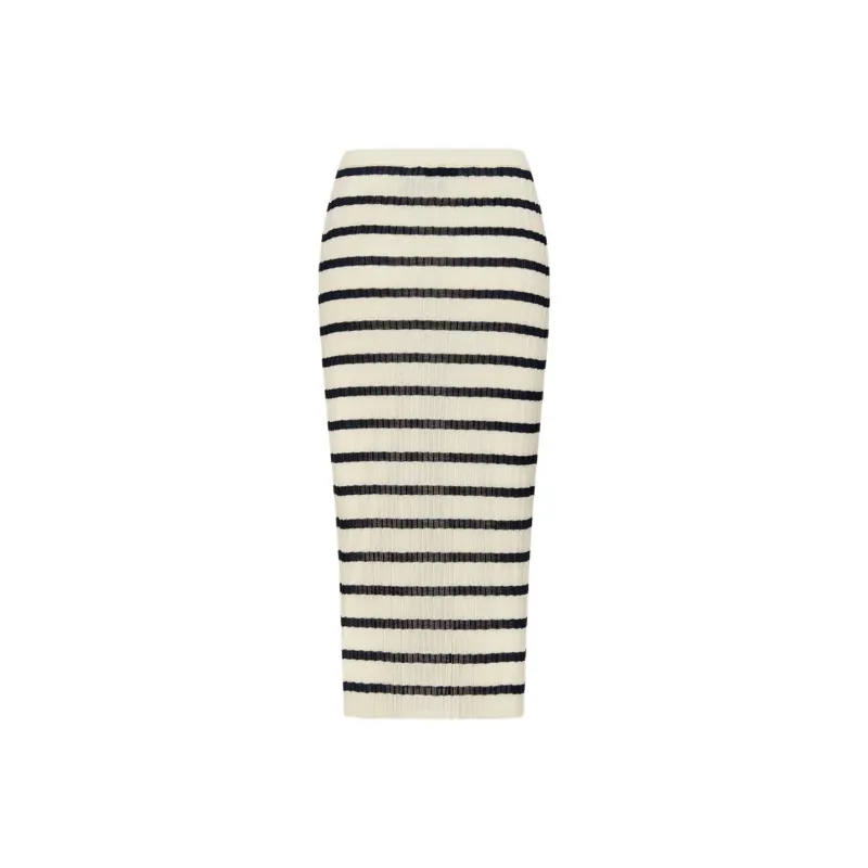 DIOR Knit Long Skirt Women's Ecru-1