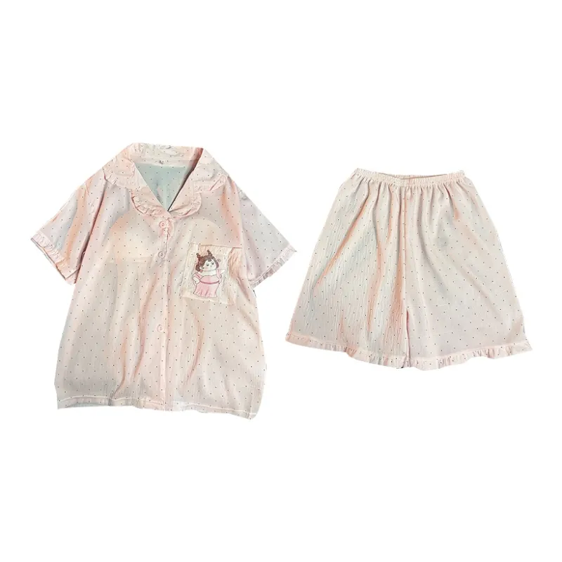 Maultiay Pajama Set Summer Women's-0