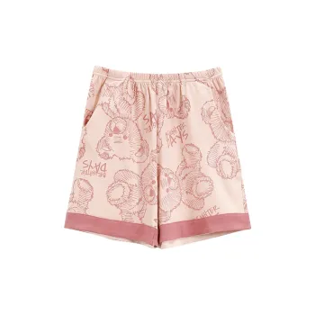 Maultiay Pajama Pants Summer Women's Pink
