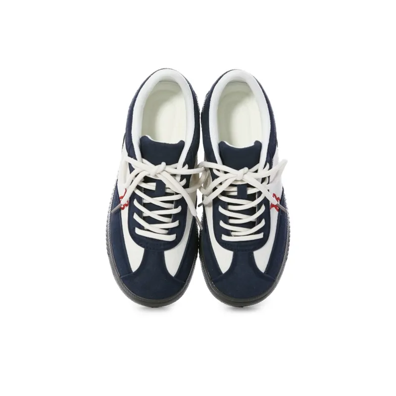 The New Age Family Low Top Skateboard Shoes Women's Dark Blue-2