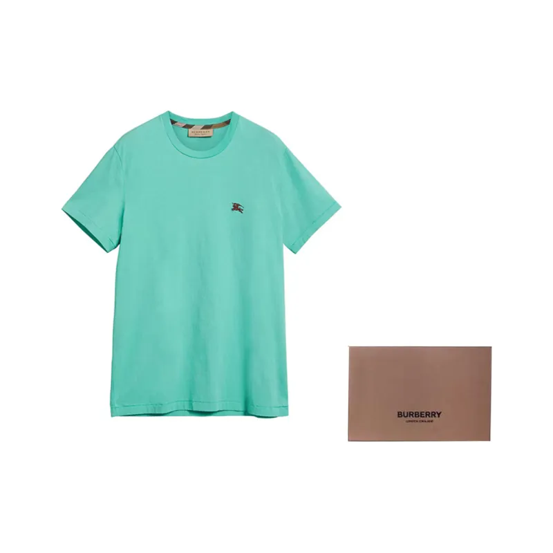 Burberry T Shirt Men's Light Green-7