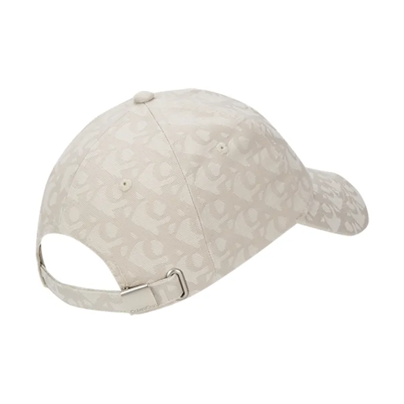 CALVIN KLEIN Polyester Baseball Caps Unisex White-2
