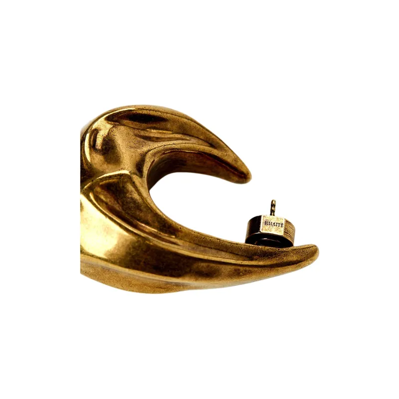 KHAITE Olivia Hoop Medium Earrings-2