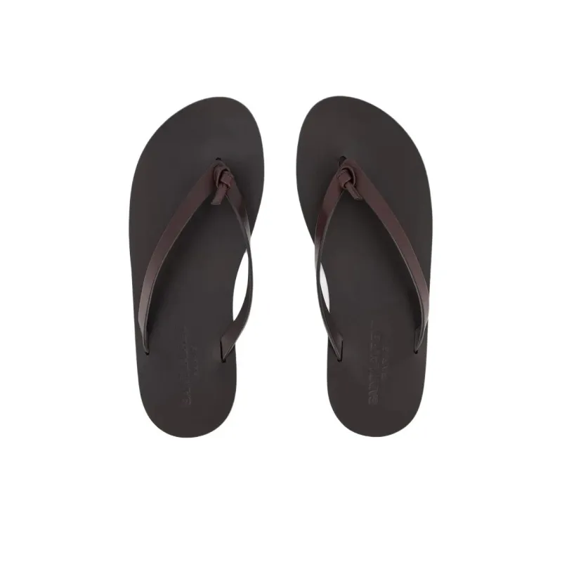 SAINT LAURENT Flip Flops Women's Brown-5
