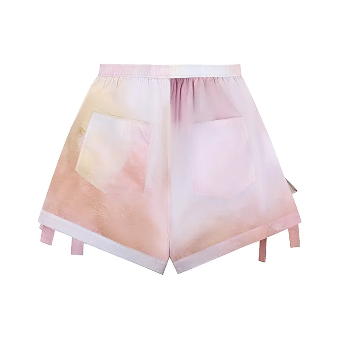 LALABOBO Casual Shorts Women's Pink-1