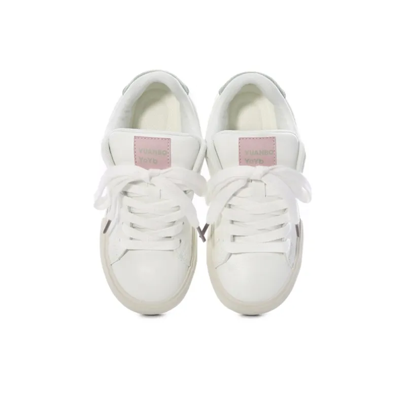 The New Age Family Low Top Skateboard Shoes Women's White-2