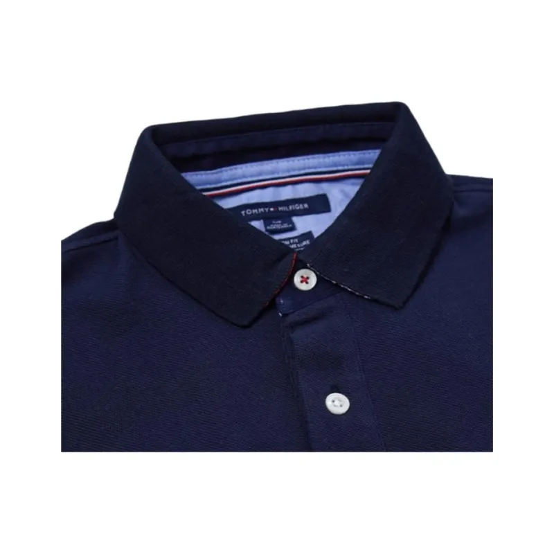 Tommy Hilfiger Polo Shirts Men Navy Blue-3