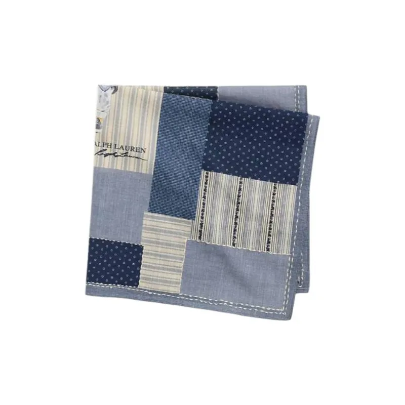 Polo Ralph Lauren Cotton Knit Scarves Unisex Blue-1