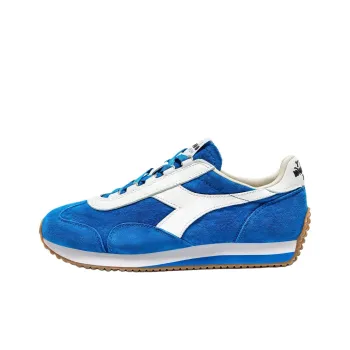 Diadora Anti Slip Wear Resistant Low Top Running Shoes Unisex Blue
