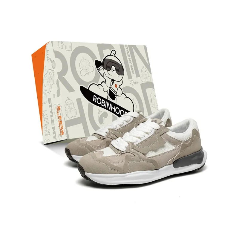 ROBINHOOD Slip Resistant, Abrasion Resistant, Breathable, Lightweight Low Top Casual Shoes Men's Box Included-0