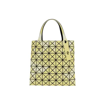 ISSEY MIYAKE Prism Polyvinyl Chloride Resin Tote Bag, Shopping Bag, Shoulder Bag, Handbag Women's Yellow