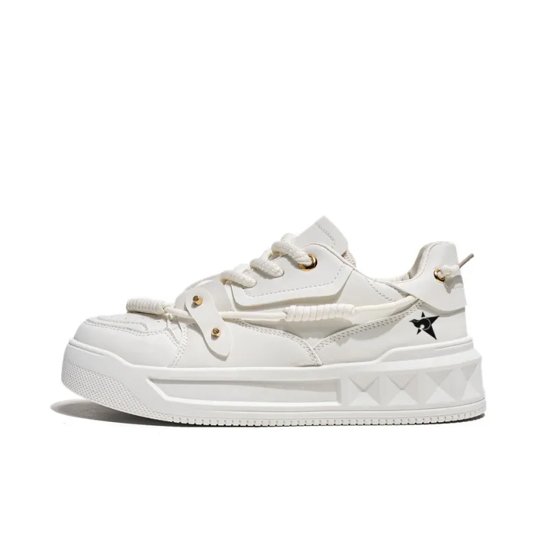 Bookish Star Anti Slip Wear Resistant Low Top Skateboard Shoes Men's-0
