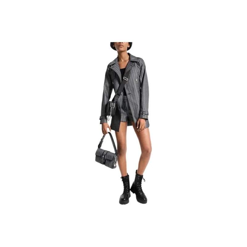 MICHAEL KORS Casual Shorts Women's Black White-1