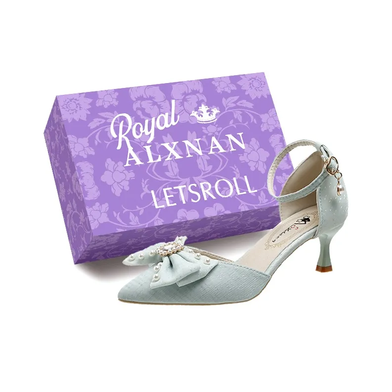 Alxnan High Heels Women's Ecru/Light Blue/Black-0