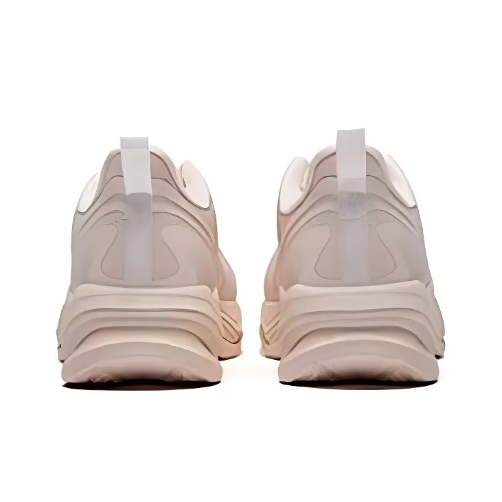 361° Cushioning Wear-Resistant Low-Top Running Shoes Women's White Pink-2