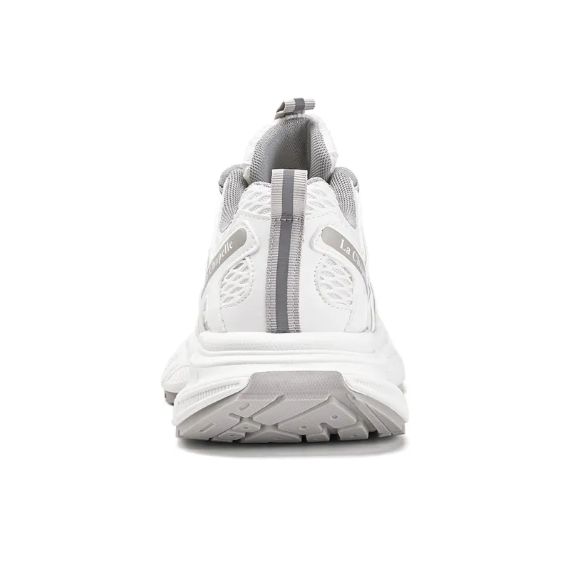 La Chapelle Low Top Chunky Sneakers Women's Gray-3