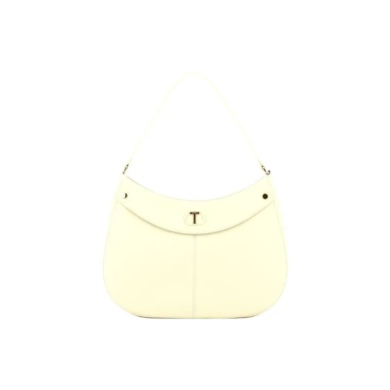 TWINSET MILANO Polyurethane Hobo Bag Shoulder Bag Women's Yellow-0