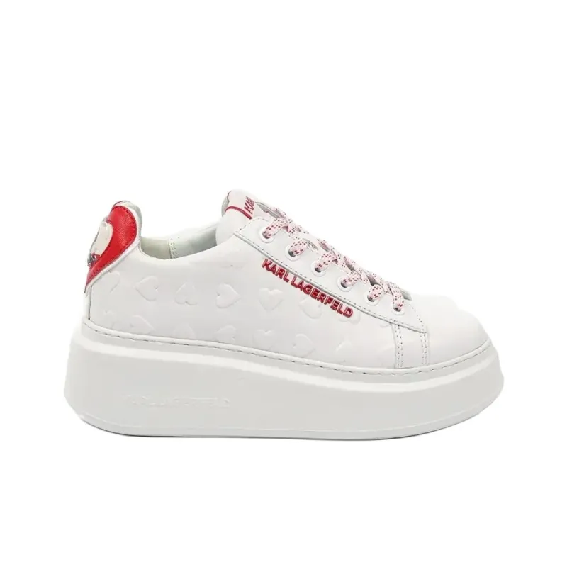 KARL LAGERFELD Anakapri Low Top Casual Shoes Women's White-1