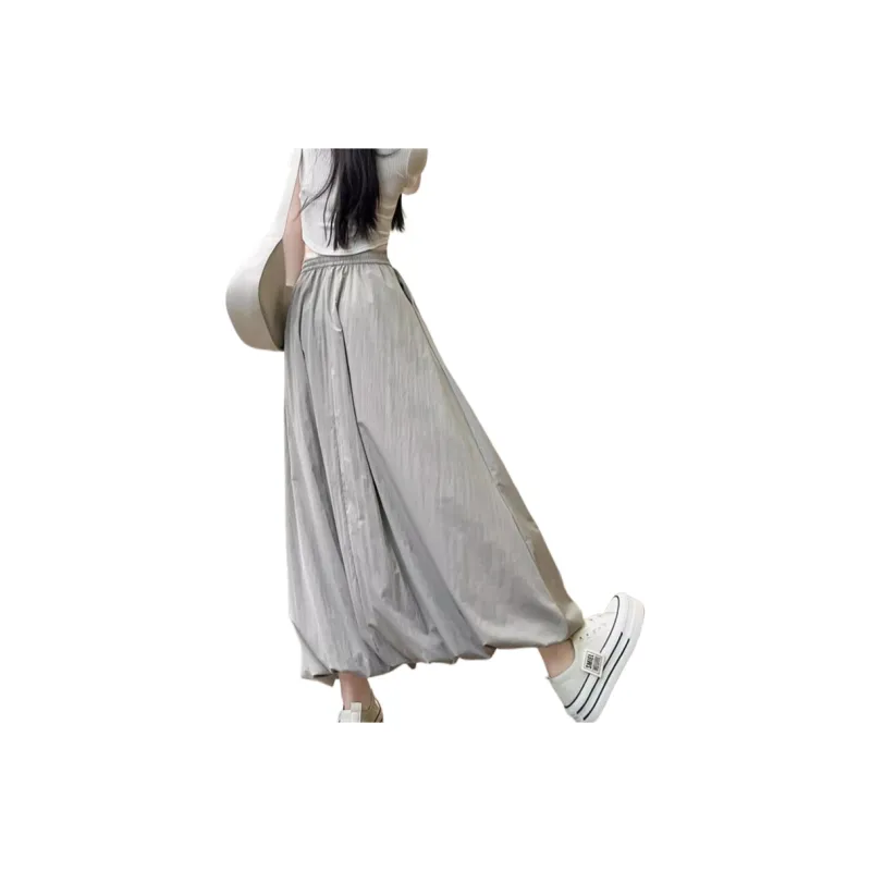 GUAILILUOLI Casual Long Skirt Women's-2