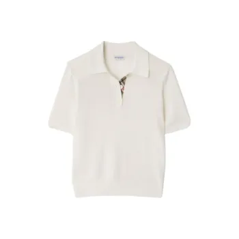 Burberry SS25 Polo Shirt Women's White