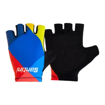 TREK Cycling Gear Glove Unisex Dark Blue/Yellow