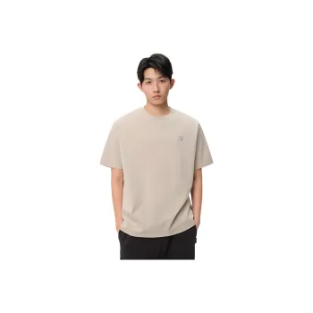 WOOG2005 T Shirts Unisex Beige Apricot