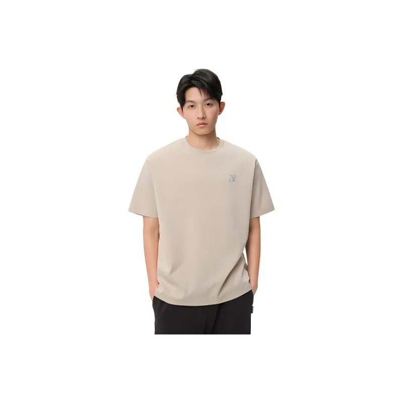 WOOG2005 T Shirts Unisex Beige Apricot-0