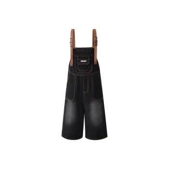 Wen Shan Overalls Women's Pine Ink Black