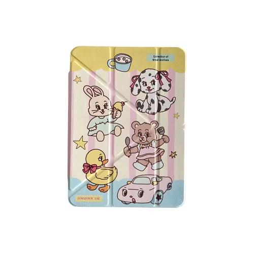 Sopi Car Bunny Duckling Bear Compatibility With IPad Pro/Air 5/Mini 6 Tablet Protective Cases