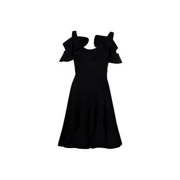 Alexander McQueen Sleeveless Dresses Women's Black