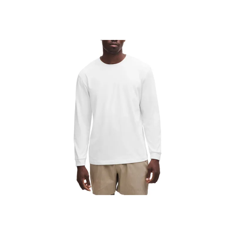 Lululemon HeavyweightLong Sleeve T Shirt Men's White-0