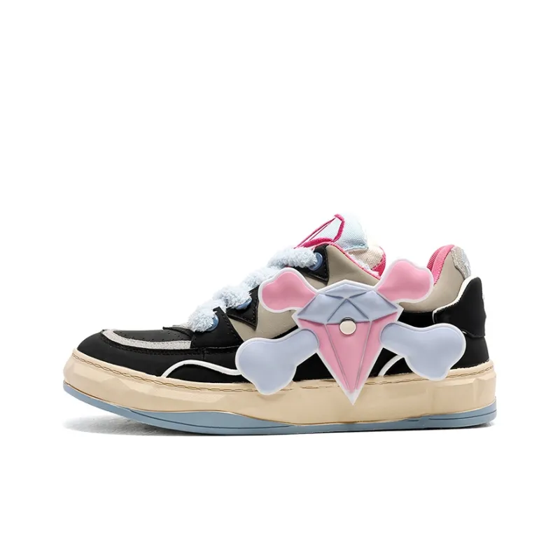 OUBT Niche Couple Trendy Shoes Breathable And Slip Resistant Low Top Skateboard Shoes Unisex-1