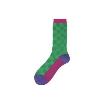 ISSEY MIYAKE Mid Calf Socks Women's 1 Pack Green